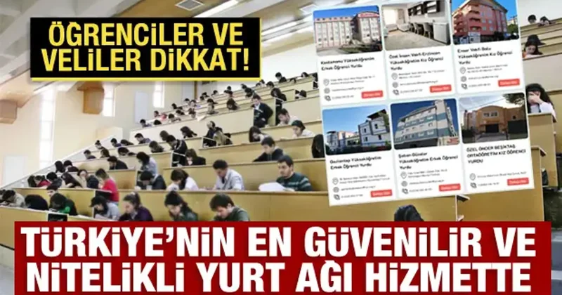 Türkiye’nin en güvenilir ve nitelikli yurt ağı: Öğrenci Yurdu Platformu hizmete açıldı