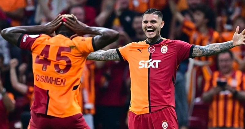 Galatasaray da Osimhen ve Icardi yi havalara uçuran olay