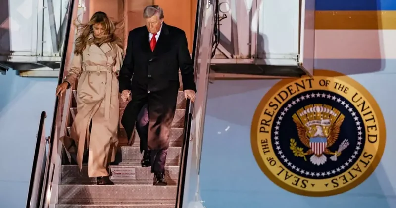 ABD Başkanı Donald Trump İngiltere’de! Protestolarla karşılandı!