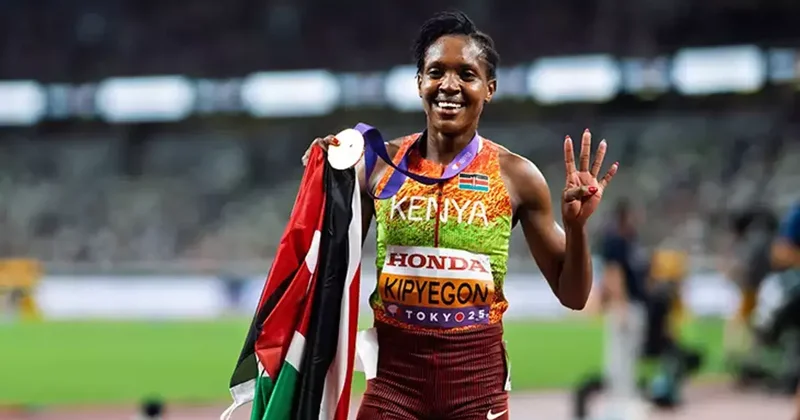 Unstoppable Kipyegon writes history with fourth 1500m world title