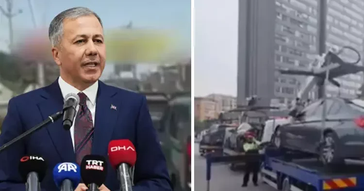 Bakan Yerlikaya, gereği yapıldı diyerek duyurdu: Cezaları kesildi... Bunu yapan artık yandı: 180 bin lira para cezası, ehliyete el koyma ve araca trafikten...