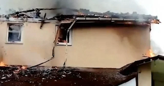 Karabük te cami yangını: Kullanılamaz hale geldi VİDEO İZLE