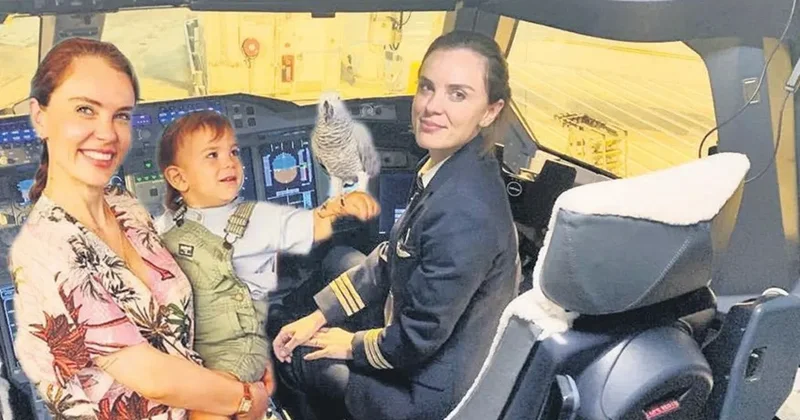 560 tonluk uçağı uçuran kadın pilot: En tatlı yüküm çocuklarım