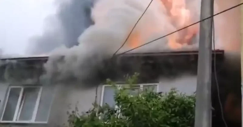 Bursa da iki katlı ev kullanılamaz hale geldi!