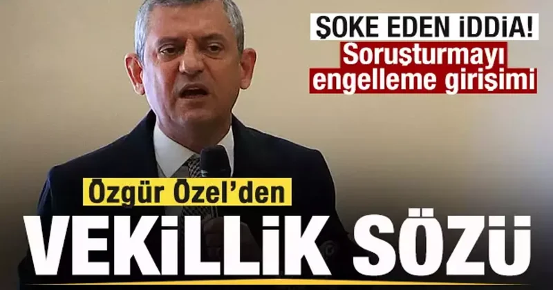 Özgür Özel iddiası: Susarsanız sizi vekil yaparım