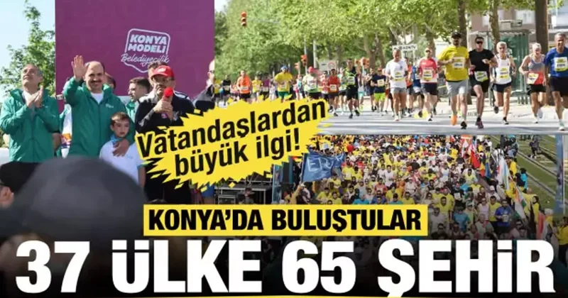 4. Uluslararası Konya Yarı Maratonu Türkiye’den ve dünyadan sporcuları buluşturdu