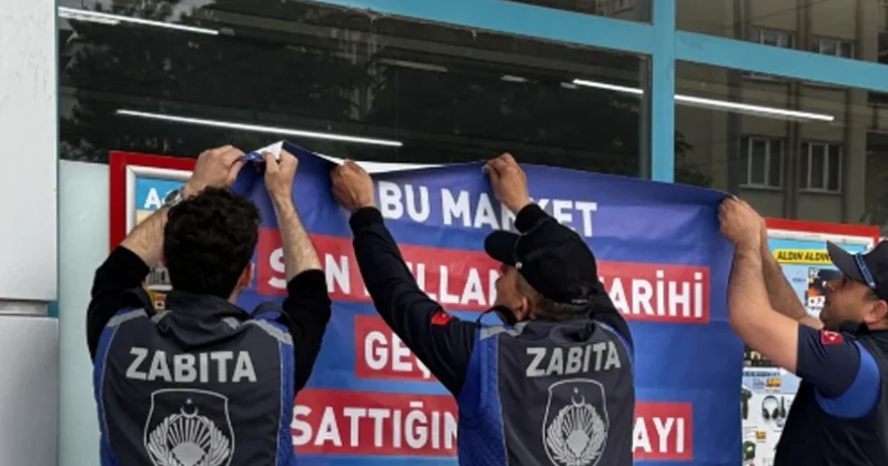 Dev market zincirinin şubelerine kapatma cezası Sözcü Gazetesi
