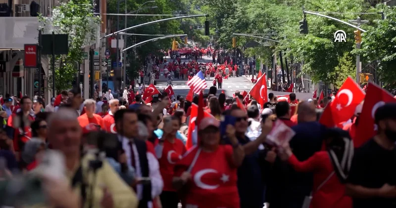 ABD de 42. Türk Günü Yürüyüşü