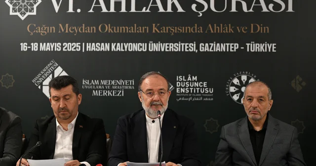 Gaziantep te gerçekleştirilen 6. Ahlak Şurası sonuç bildirgesi açıklandı Gaziantep Haberleri