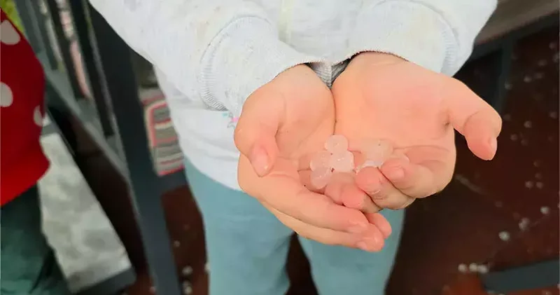 Düzce’de dolu etkili oldu