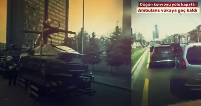 Bakan Yerlikaya gereği yapıldı diyerek duyurdu: Düğün konvoyundaki 3 araç men edildi, sürücülere ceza kesildi