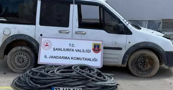 Çalınan 200 metre kablo bulundu
