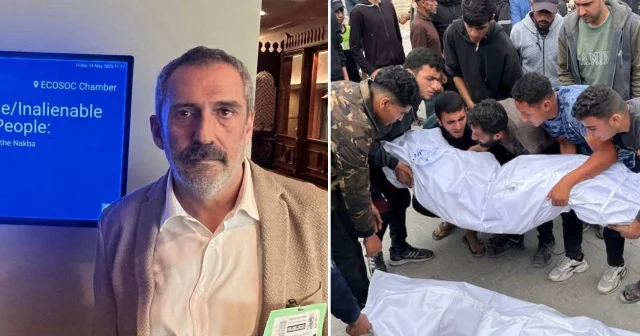 Sanatçı Yavuz Bingöl, Birleşmiş Milletler de Gazze nin sesini duyurmaya çalışıyor: Filistinli anneler bizi affetsin Aktüel Haberleri