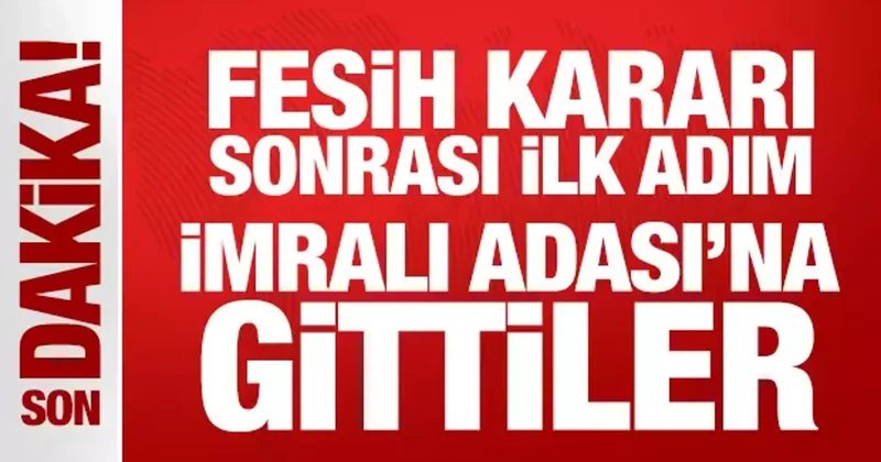Son Dakika: DEM Parti heyeti İmralı Adası na gitti!