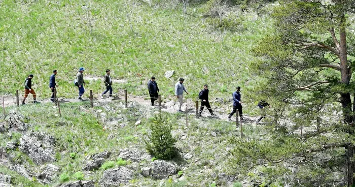 Kars ta 19 Mayıs dolayısıyla doğa yürüyüşü ve kaya tırmanışı gerçekleştirildi
