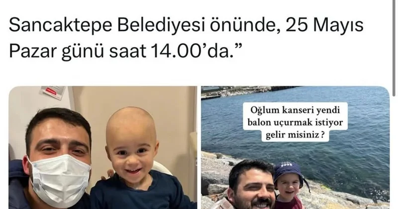 Kanseri yenen çocuk için balon uçurulacak