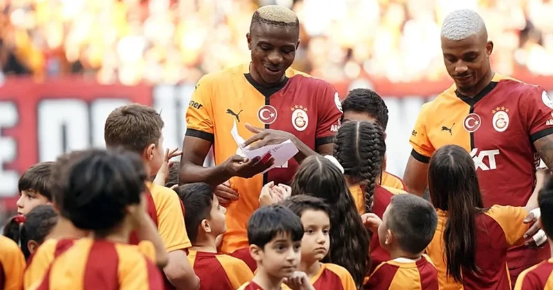 Galatasaray da gol anonsunu Osimhen in kızı yaptı!