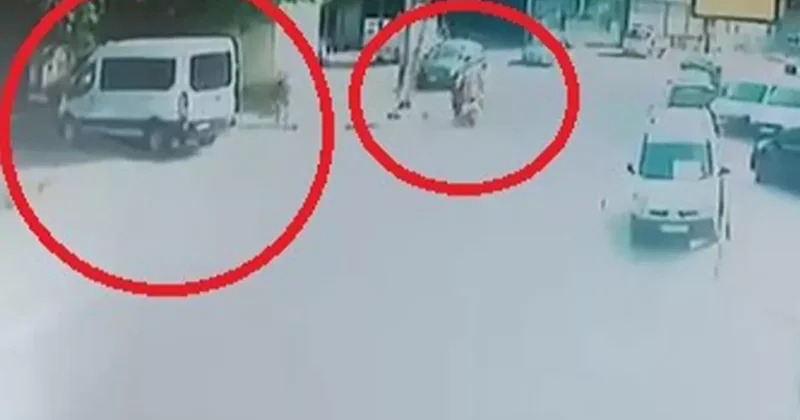Kuryeye tekme tokat saldırı