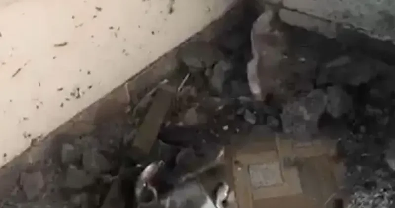 Mardin’de balkondaki gaz kaçağı endişe yarattı