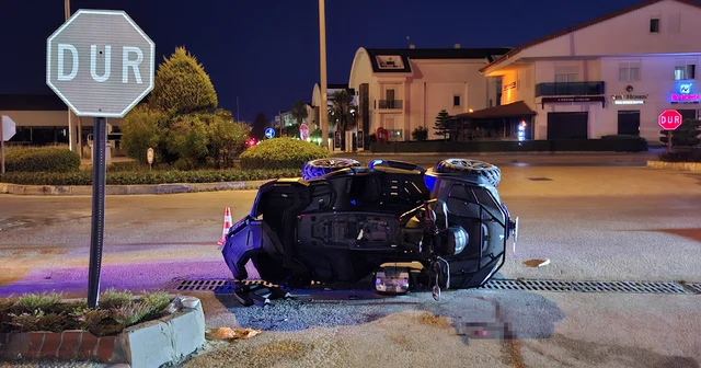 Antalya da ATV nin devrilmesi sonucu 2 kişi yaralandı Antalya Haberleri