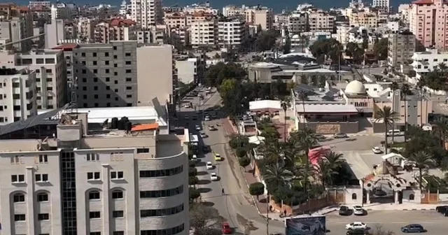 İsrail in barbarlığı öncesi Gazze şehri VİDEO İZLE