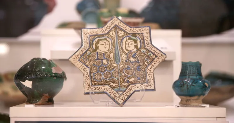 Ani deki kazılarda bulunan sırlı seramikler görücüye çıktı