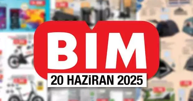 BİM 20 Haziran Cuma aktüel kataloğu: Çadır, TV, elektrikli bisiklet ve daha fazlası…