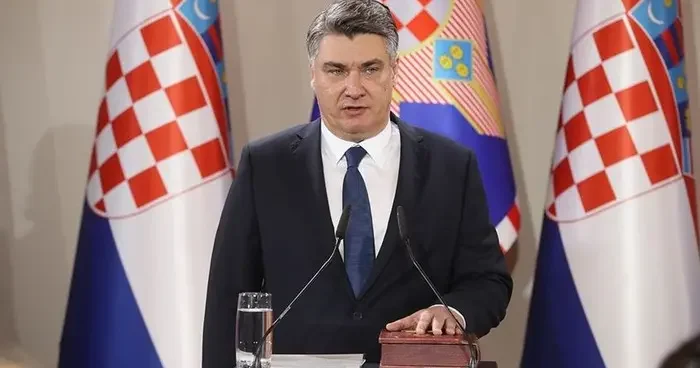 Hırvat lider Milanovic, İsrail in Washington un desteğiyle suç niteliğinde politika yürüttüğünü söyledi
