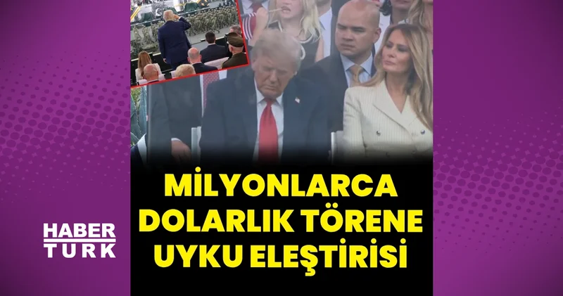 Milyonlarca dolarlık törende uyuyakalan Donald Trump a Jimmy Kimmel den eleştiri magazin haberleri