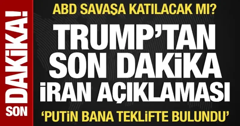 Trump tan İran a tehdit: Tesislerini havaya uçuracağız!