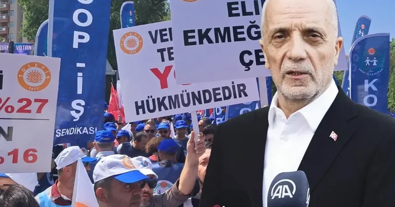Bakanlığın önüne tabut bırakan Türk İş ten grev kararı