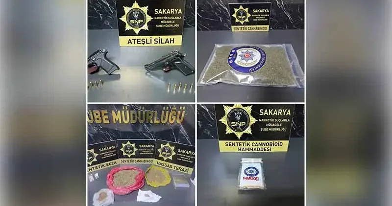Sakarya da uyuşturucuya 54 gözaltı