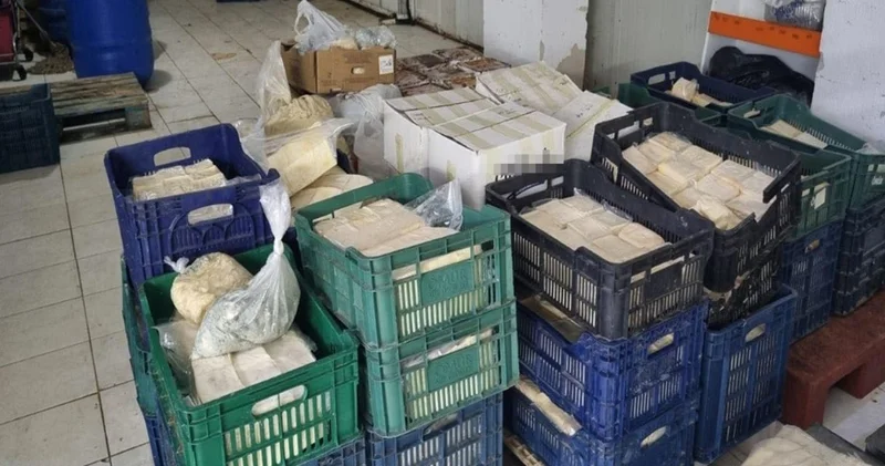1.5 ton bozuk peynir yakalandı: 21 bin TL ceza kesildi