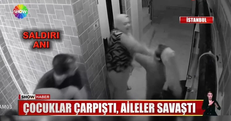 Saç saça baş başa komşu kavgası!