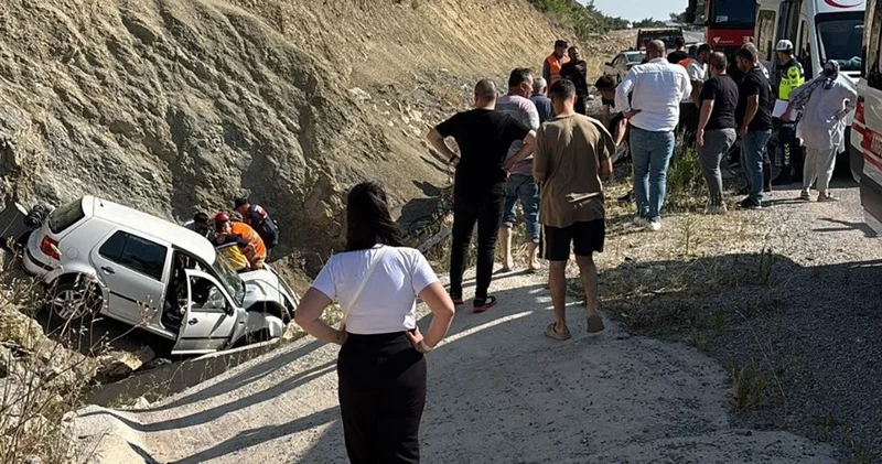 Manisa da feci kaza! Kontrolden çıkan araç menfeze savruldu: 12 yaşındaki çocuk hayatını kaybetti
