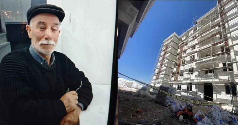 71 yaşındaki inşaat işçisi 6. kattan düşerek öldü!