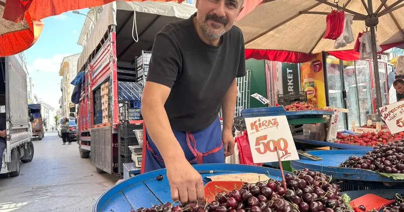 Kirazın kilosu 500 liradan satışta!