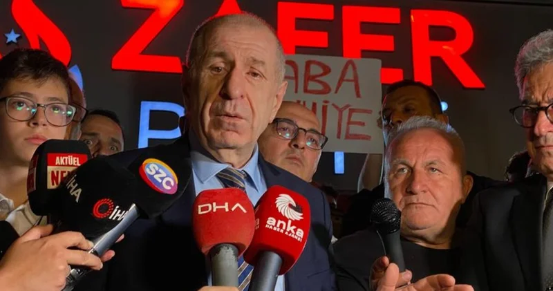 Özdağ dan tahliyesinin ardından açıklamalar