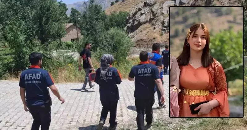 Hakkari de kaybolan Rojda Asmin için arama çalışması başlatıldı