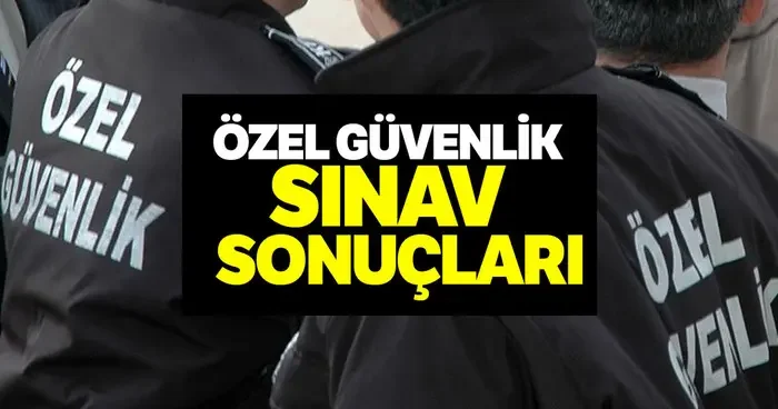 ÖGG sınav sonuçları açıklandı: Özel güvenlik sınav sonuçlarını nasıl öğrenebilirim? 115. dönem özel güvenlik sınav sonuçları sorgulama ekranı...