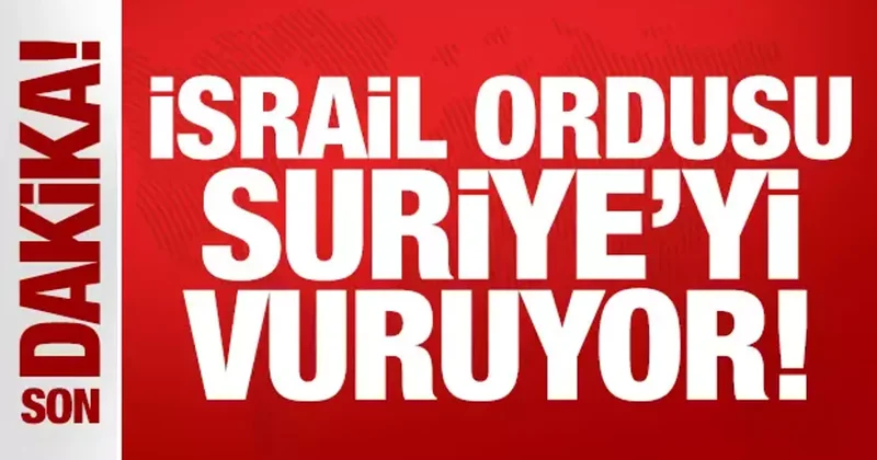 Son dakika: İsrail savaş uçakları Suriye yi vurdu! Süveyda da şiddetli patlamalar