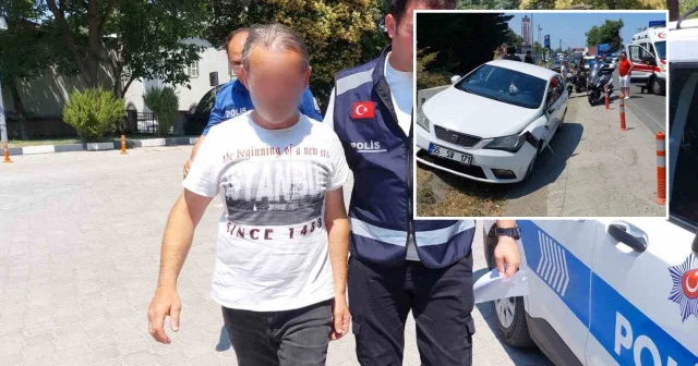 Park halindeki otomobilin üzerine battaniye örtüp ateşe verdi Samsun Haberleri