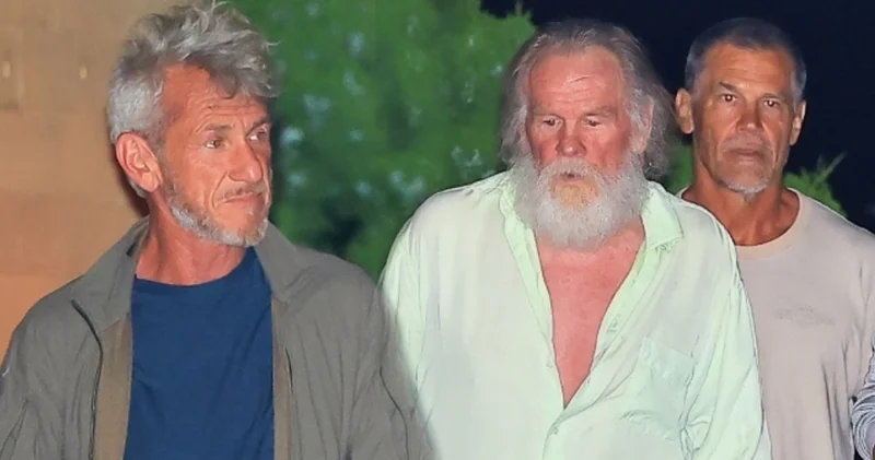 Hollywood un yaşlı kurtları bir arada: Nick Nolte, Sean Penn ve Josh Brolin in akşam yemeği magazin haberleri