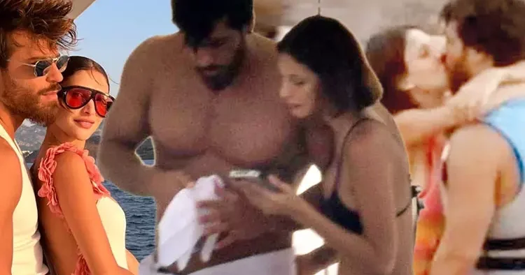 Can Yaman sevgilisini öpmeye doyamadı