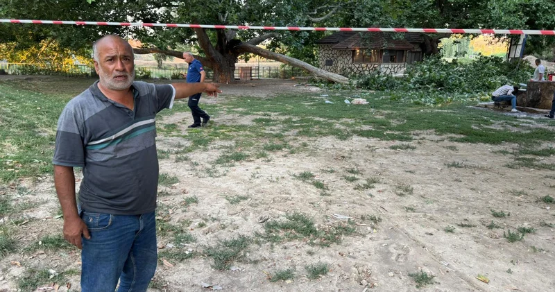 Konya da piknikçilerin üzerine ağaç dalı düştü: 11 yaralı