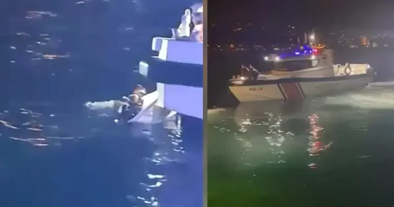 Sarıyer de iskele yerine boşluğa basınca denize düştü: Dalgıçlar cansız bedenini buldu