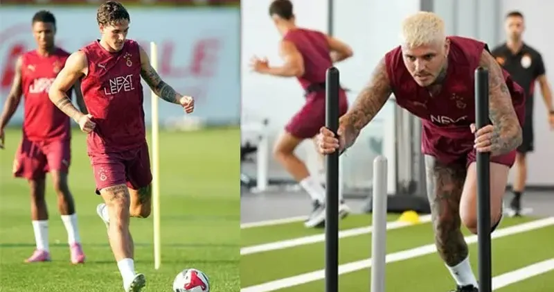 Galatasaray hazırlıklarını sürdürdü