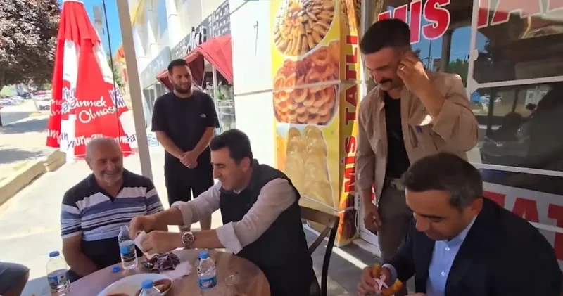 Vali Aygöl, çiğ köfteyi tatlıya bağladı