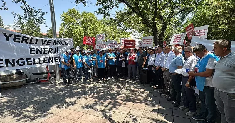 Muhtarlar ve işçilerden maden yasası değişikliğine destek
