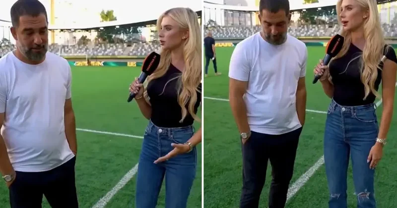 Arda Turan ın Ukraynalı muhabirle yaptığı röportaj olay oldu
